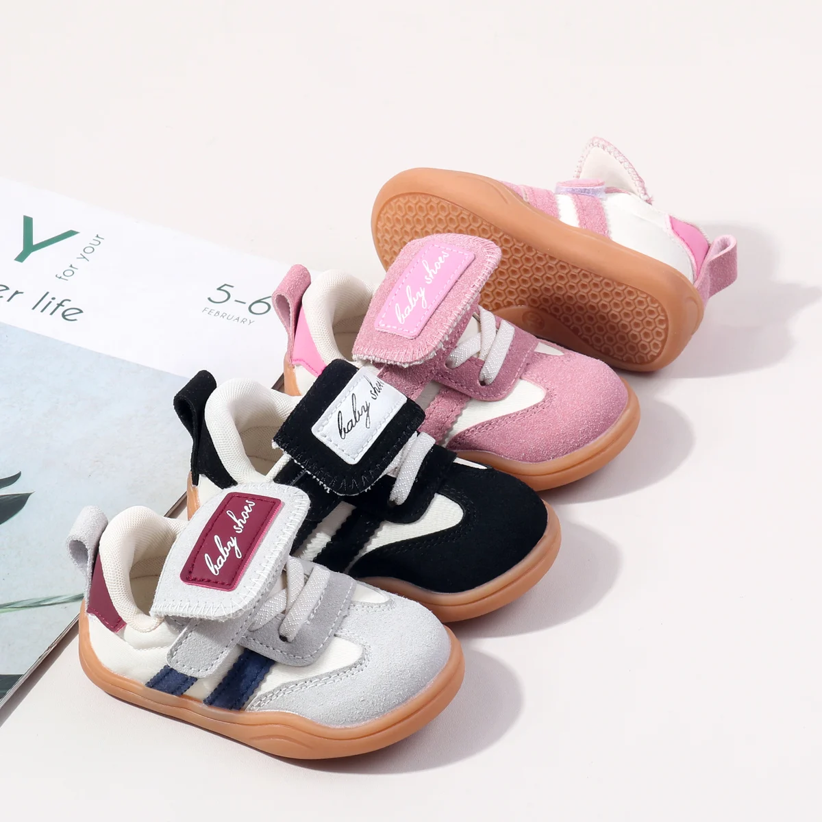 High Quality Wholesale Hot Selling Spring Antumn Baby Toddler Kids Unisex Sport Shoes 6-24months