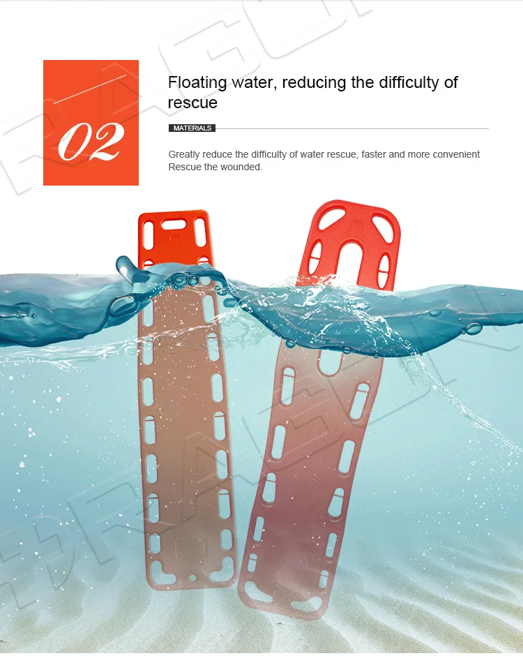 Customized Lightweight Foldable Outdoor Spine Board Emergency