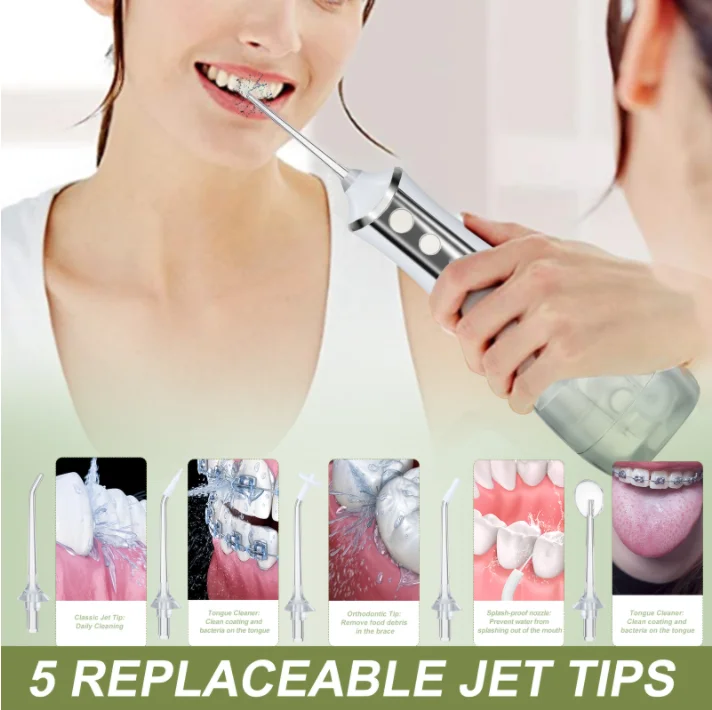 350ml Water Tank Portable Oral Irrigator IPX7 Waterproof Water Flosser Dental flosser
