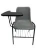 Chaise de formation scolaire grise_tablette_panier de livres