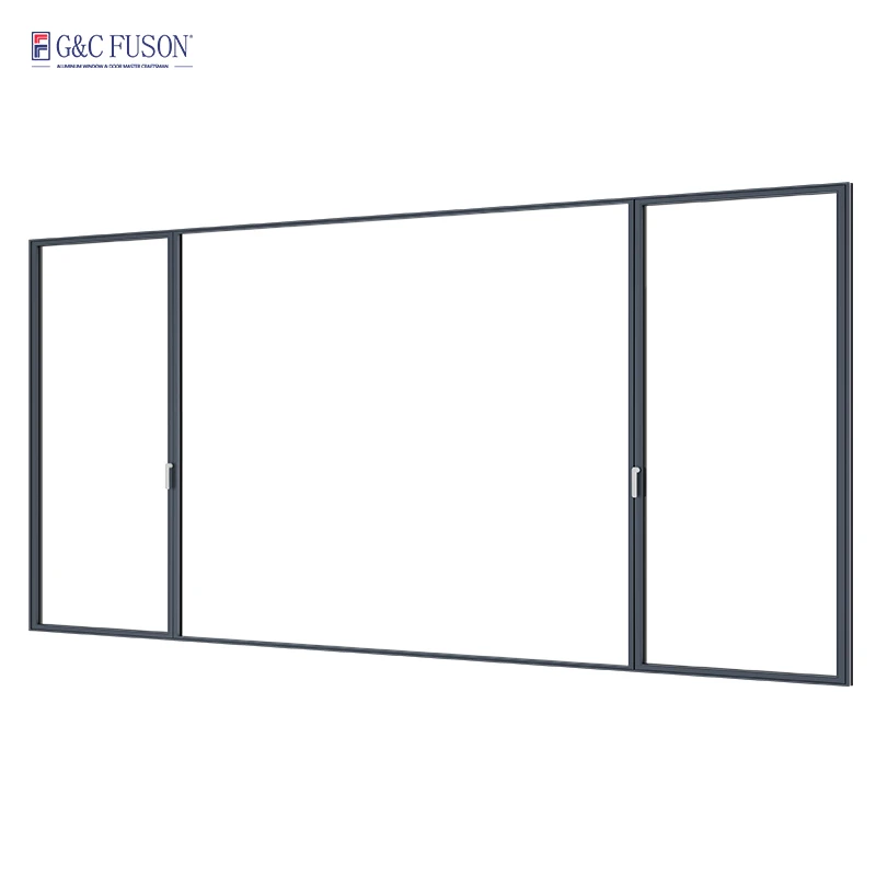Fuson Customization European Design UPVC windows Double Glazing Swing PVC Casement Window