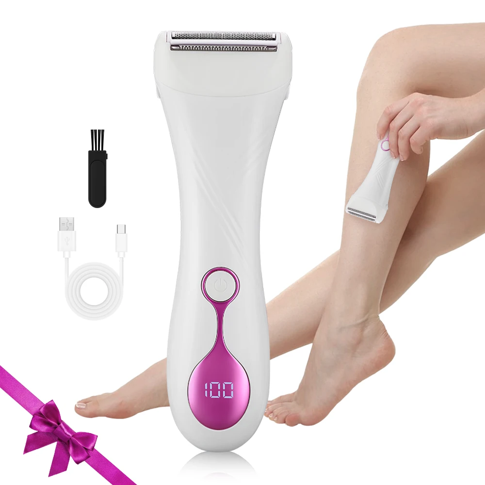 Professional Lady's Electric Hair Shaver Painless Body Removal USB Charging Rechargeable for Household Car RV Use Wholesale