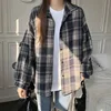 0033 navy blue plaid