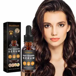 Ginseng Biotin Rapid Hair Reborn Growth Serum Oil for Elixir Private Label Black Hair Women Growth Grower Ordinary Serum Organic