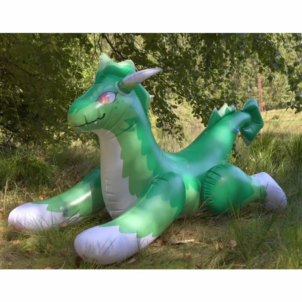Custom Popular Style Inflatable Dragon Animation Sph Bouncy Inflatable Ride on Animals Dragon Pool Toy