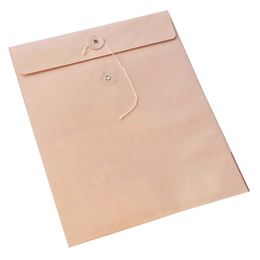 Custom Logo 7*9*3 Kraft Cardboard Mailer Eco Friendly Rope Winding Box Mail Packing Envelop for Phone Case