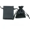 Black satin cloth