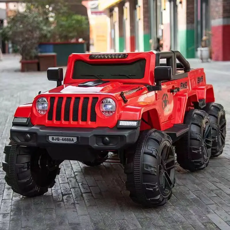 RHS-CAR109  Six Wheel Battery Car with Trunk Children Toys/ Battery Kids Ride on Car/ Power Battery Electric Ride on Car