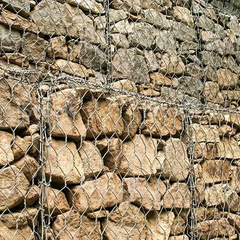 Gabion Wire Mesh Box Pvc Coated Gabion Walls Gabions for Stones