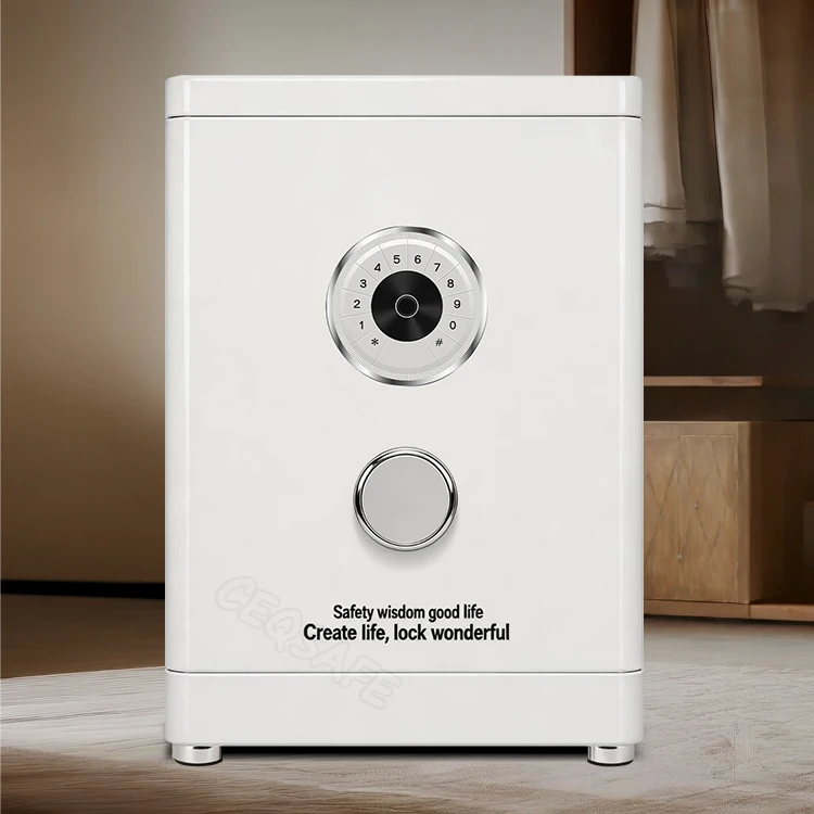 face recognition tuya app wifi smart safe box for money large safes-4