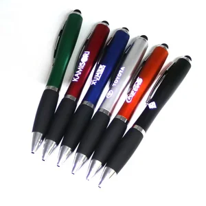 High Quality Promotion Custom Laser Logo Light up Logo Ballpoint Pen