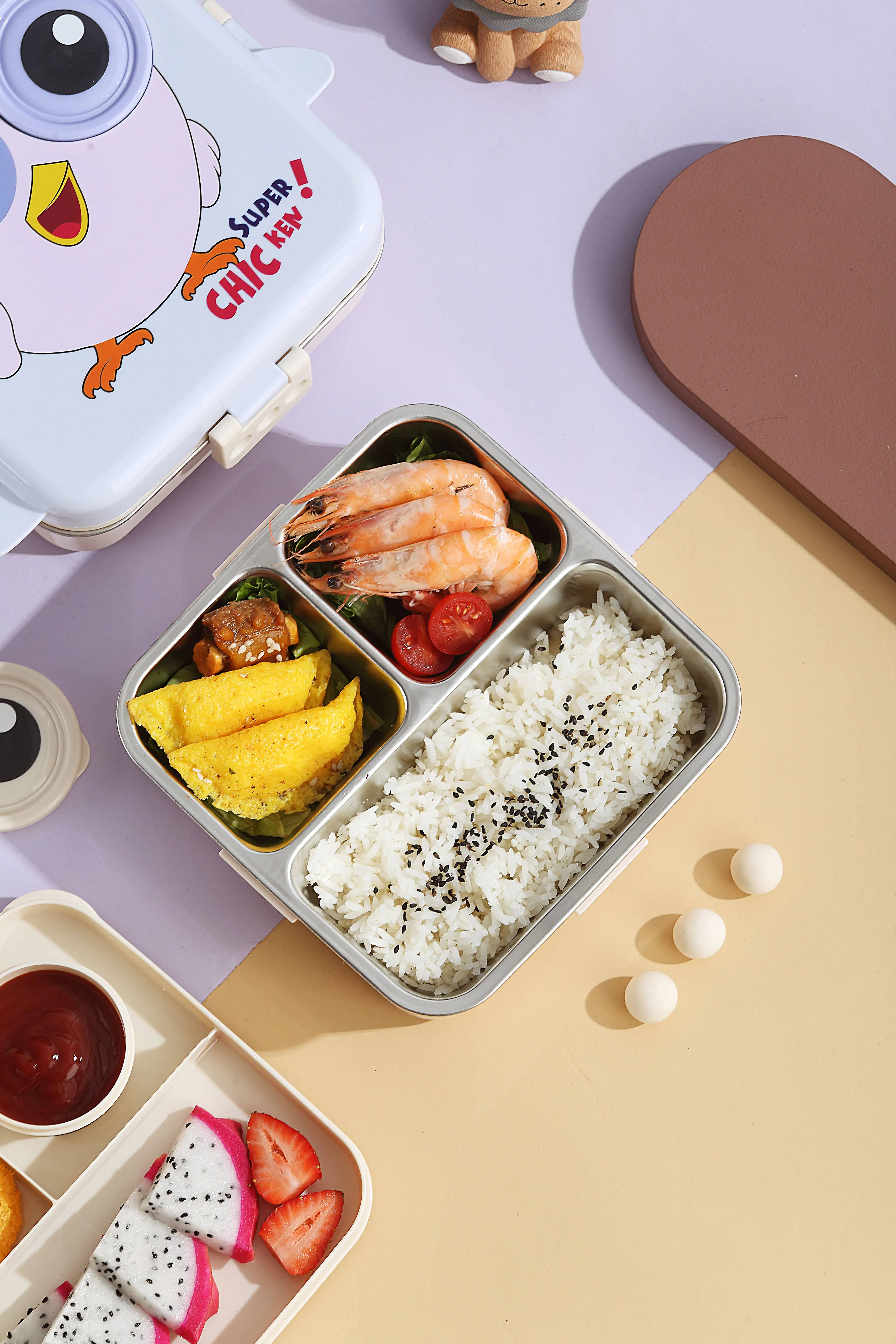 Chic Bento Lunch Box for Kids