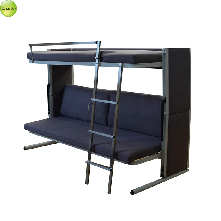 Redde Boo Modern Design Folding Function Metal Sofa Bunk Bed Foam Futon Sofa Bed B981