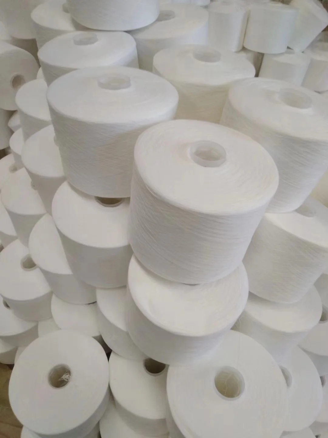 2 125kg raw material 100 dyeing tube spun polyester yarn-8