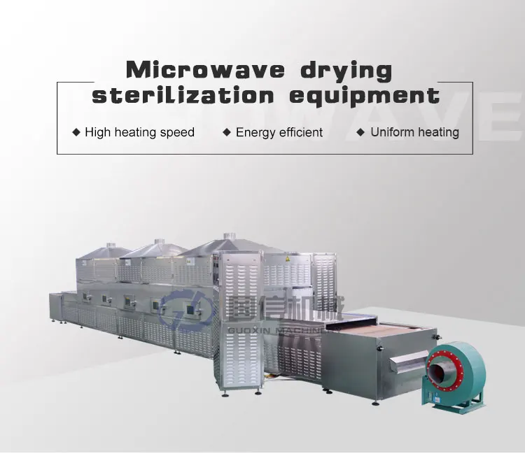 20kw clove tunnel type microwave drying machine