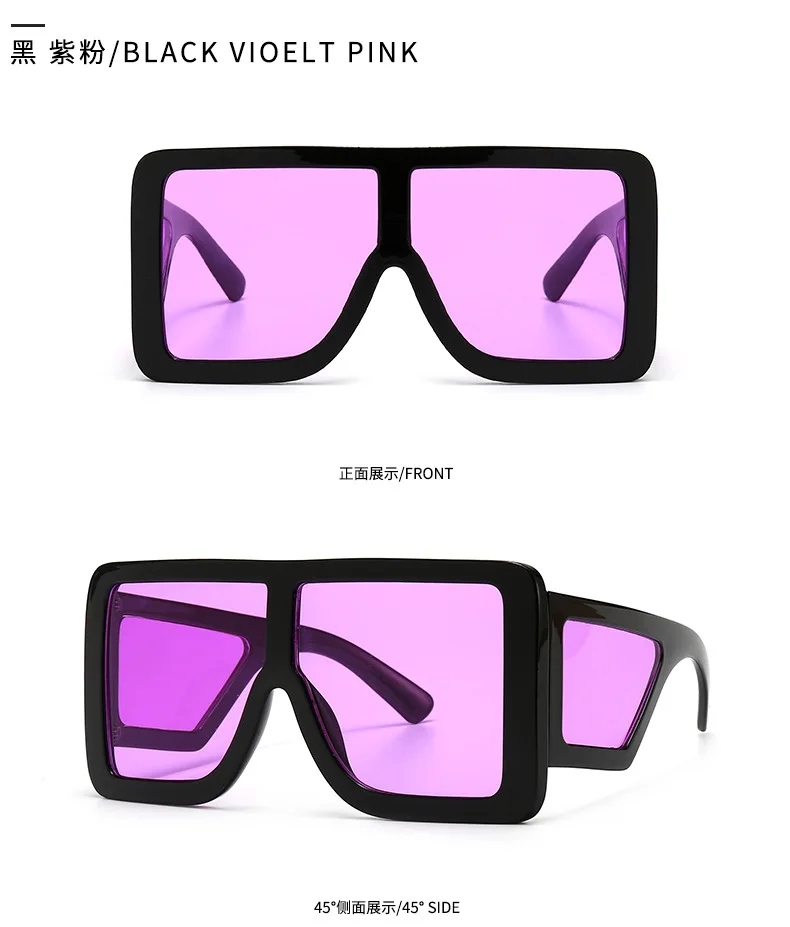 sunglasses square frame ladies trendy oversized sunglasses 2021 women