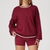 Red Sweatshirt+shorts
