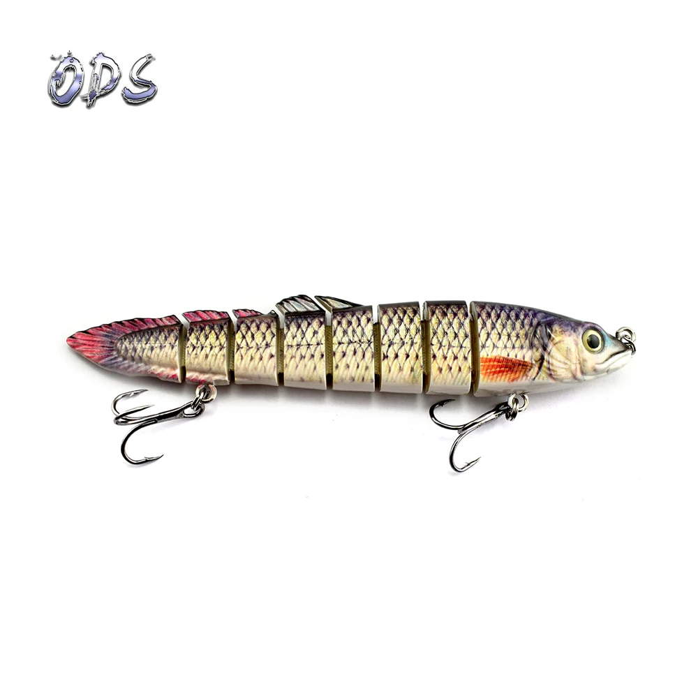 3pcs in Box Set Package Oem Package Tackle Hard Fishing Lures 8 Jointed Swimbait Fishing Lures Tackle Lures Loach Oem Factory