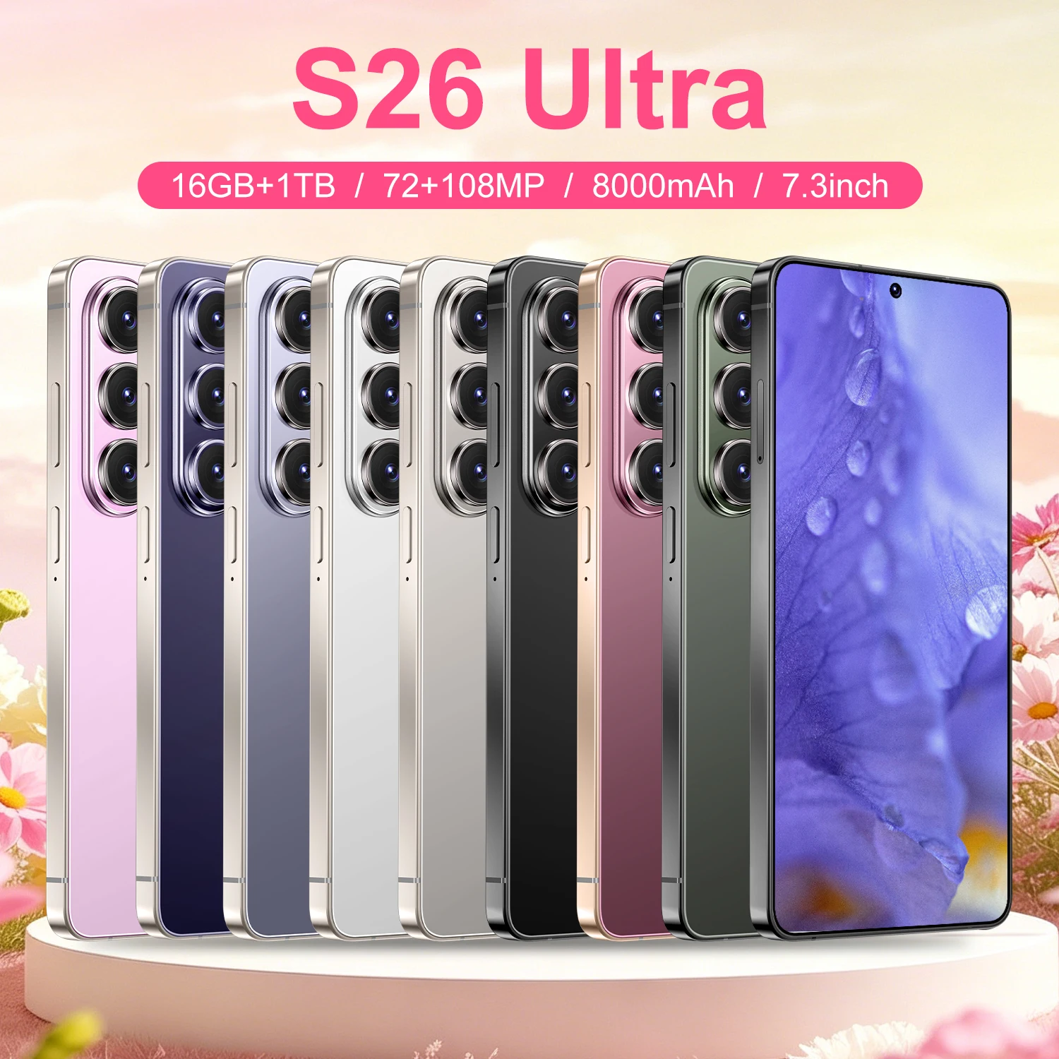 2026 Hot Selling Original S26 Ultra 16Gb+1TB Global Unlock High-quality Mobile Phone