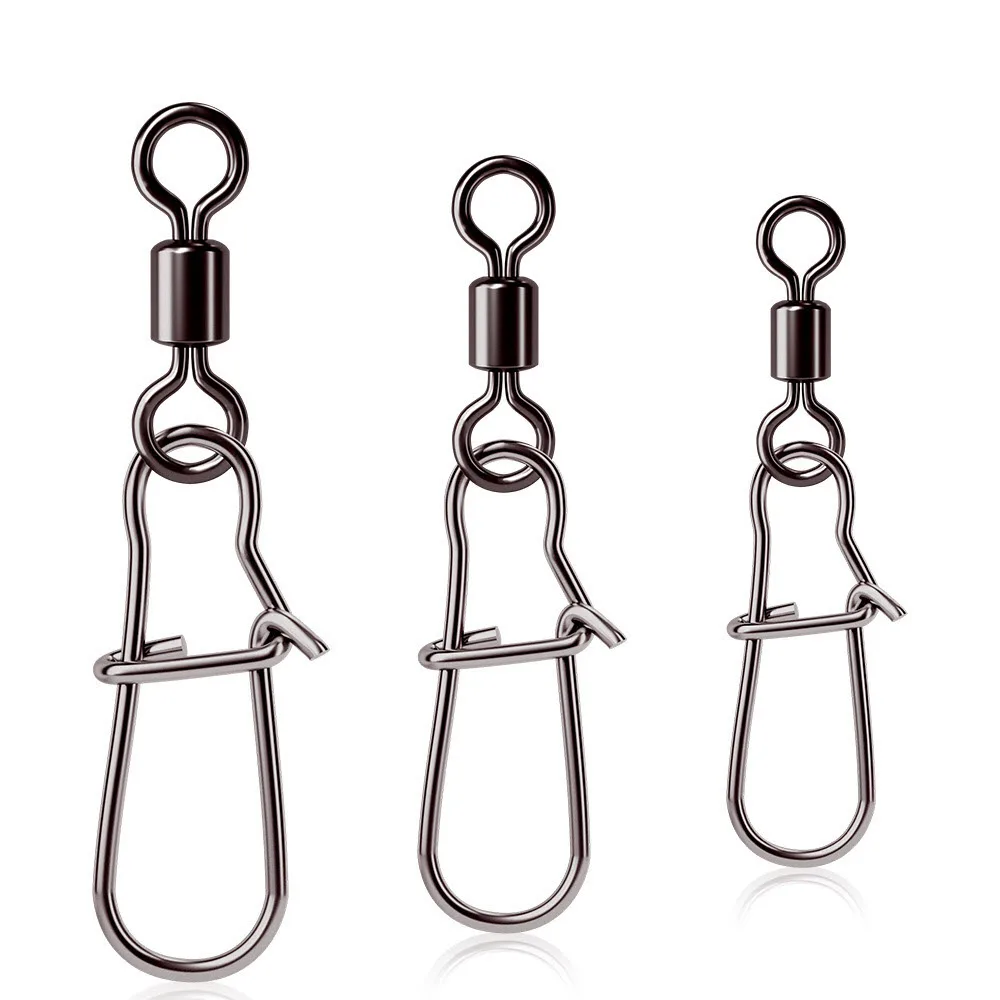 Connector Lure Hook Connector Stainless Steel Coastlock Snap Fishing Swivels Con - Foto 8