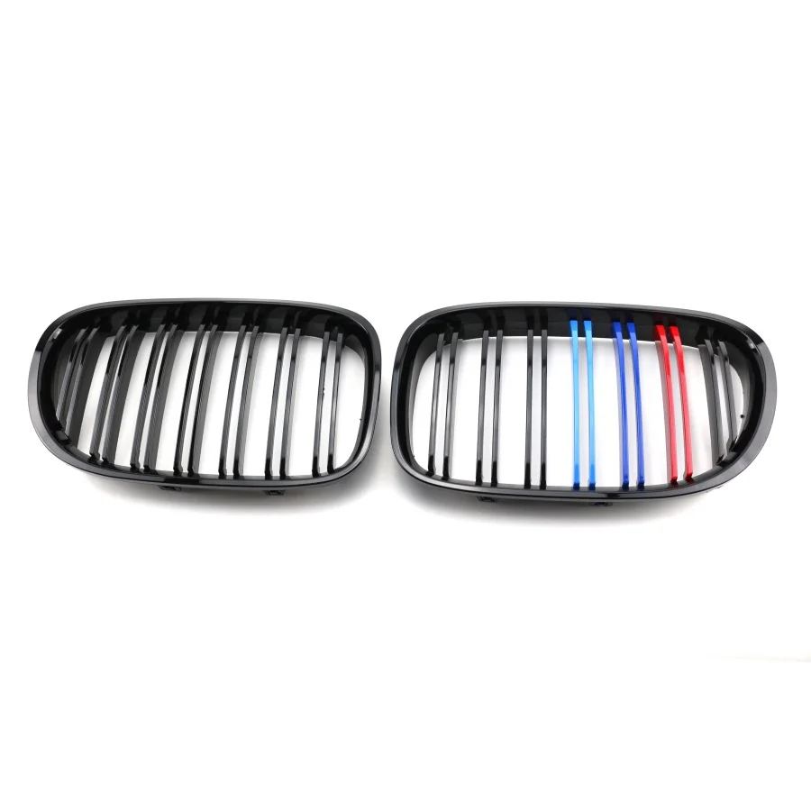product tiypeor new car abs front bumper grill for bmw f01 7 series 2009   2015 dual slat grille with 1 year warranty black-9