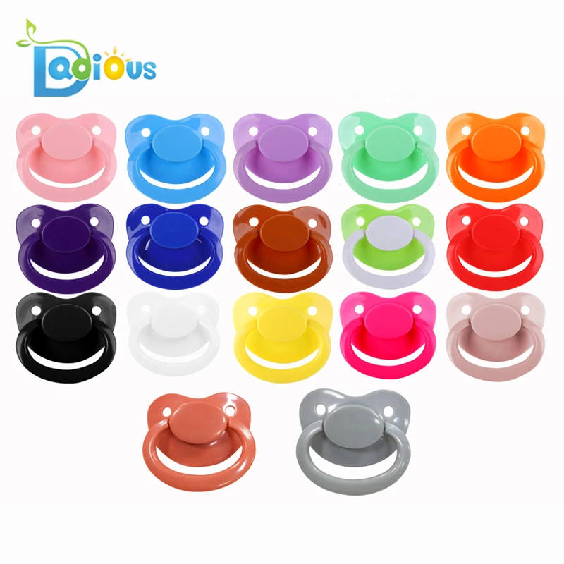 for  Babies Three Color Pack Sweet RedCute Baby Sized Pacifier ABDL Dummy 