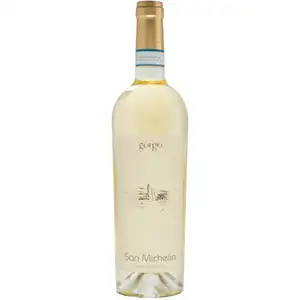 Italian Organic Dry White Wine Custoza DOC for Vegetarian Cuisine and White Meat 6 Bottles Per Box