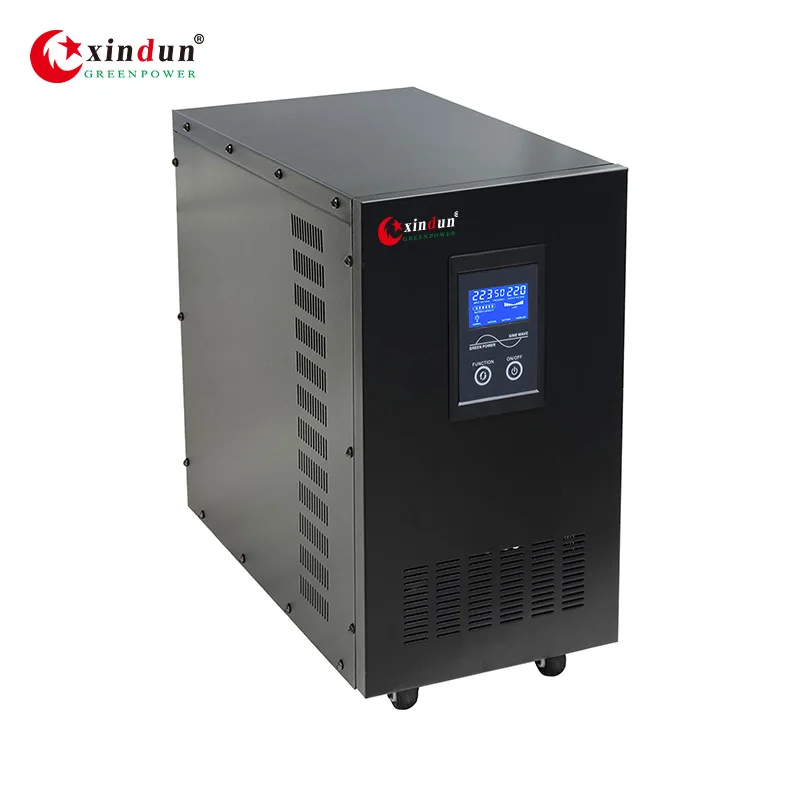High Capacity Home 3 Kv Ups Backup Power Supply Inverter Single Phase 1kva 800w 8kva 5.5kw 4000va 1kva 800w with Lcd Display