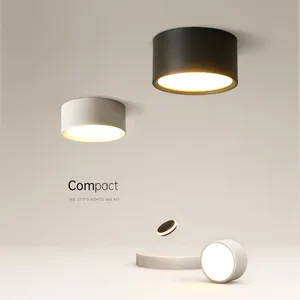 JACKSUN Modern Design Open Downlight Spotlight Aluminum Body LED Ceiled Lamp for Living Room Bedroom Hallway Corridor
