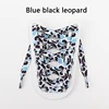 Blue black leopard