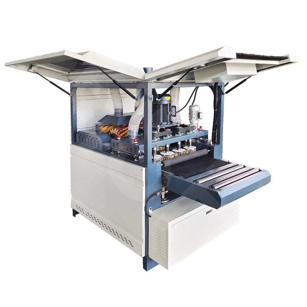 Fabricante de Máquina de Pulido de Madera para Abrillantado de Madera Curva FHDR630-4B