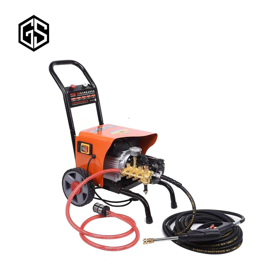 80Bar 15Lpm 1450W портативная алюминиевая опалубка, водоструйный очиститель высокого давления, автомойка высокого давления