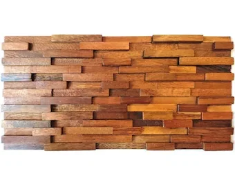 Wall Decoration Coverings Solidwood Cladding Wooden Mosaic Handmade ...