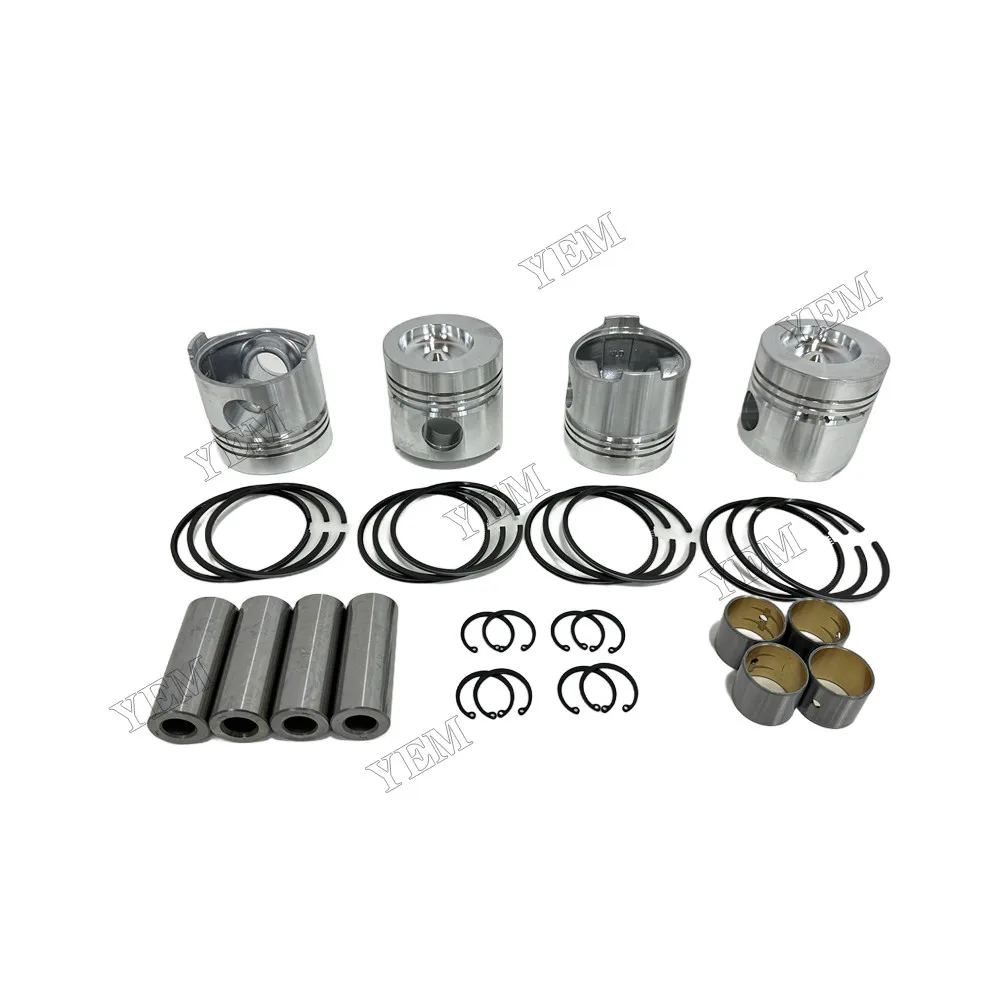 Piston Set With Rings Fit for Weichai ZH4102Y4-1 Engine 4