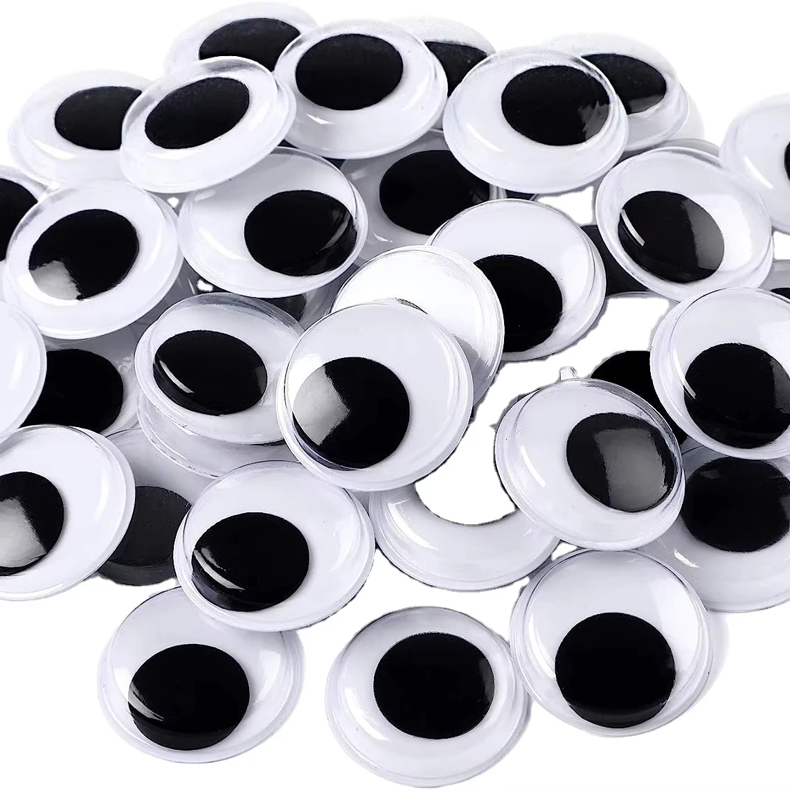 Factory Sales Black White Movable Eyeballs Self-Adhesive Kindergarten DIY Handmade Craft for Children Office & School Supplies