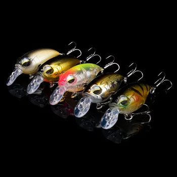 8.8g/43mm Crank Lure with Treble Hooks ABS Material for Bass & Trout Ocean & Freshwater Fishing – Hard Lure – view 2