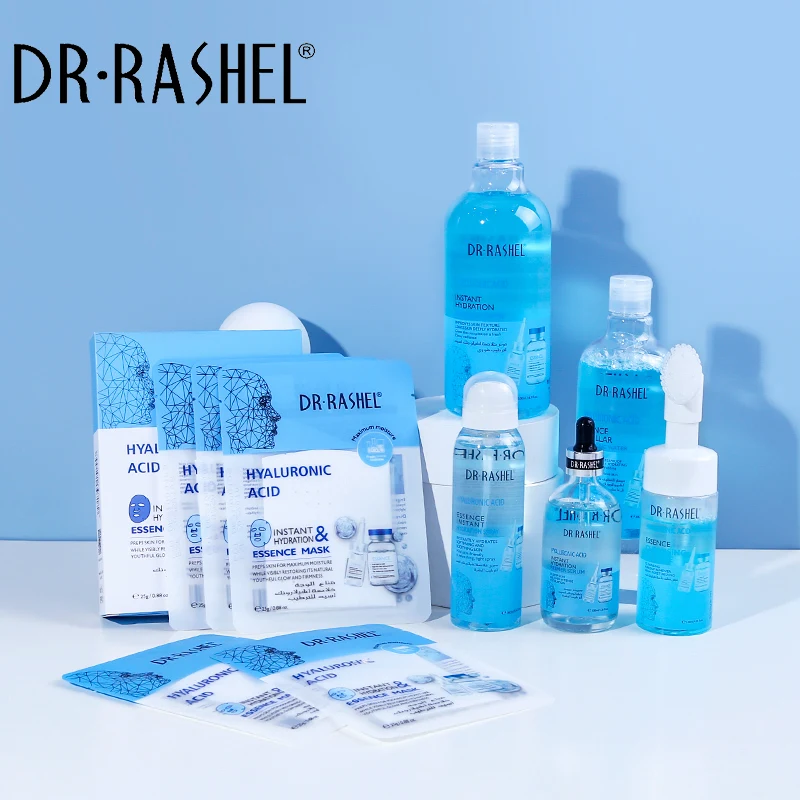 DR RASHEL Deep Moisturizing Series for Skin Care Face Serum Toner Mask