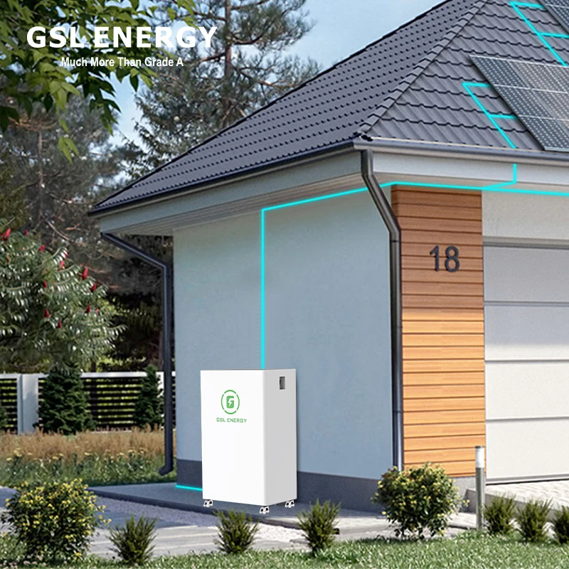 GSL Energy Split Hybrid Grid 48V 300AH 15KWH Lithium Battery with Easy-to-Move Home Solar Wheel Base CAN Communication Port