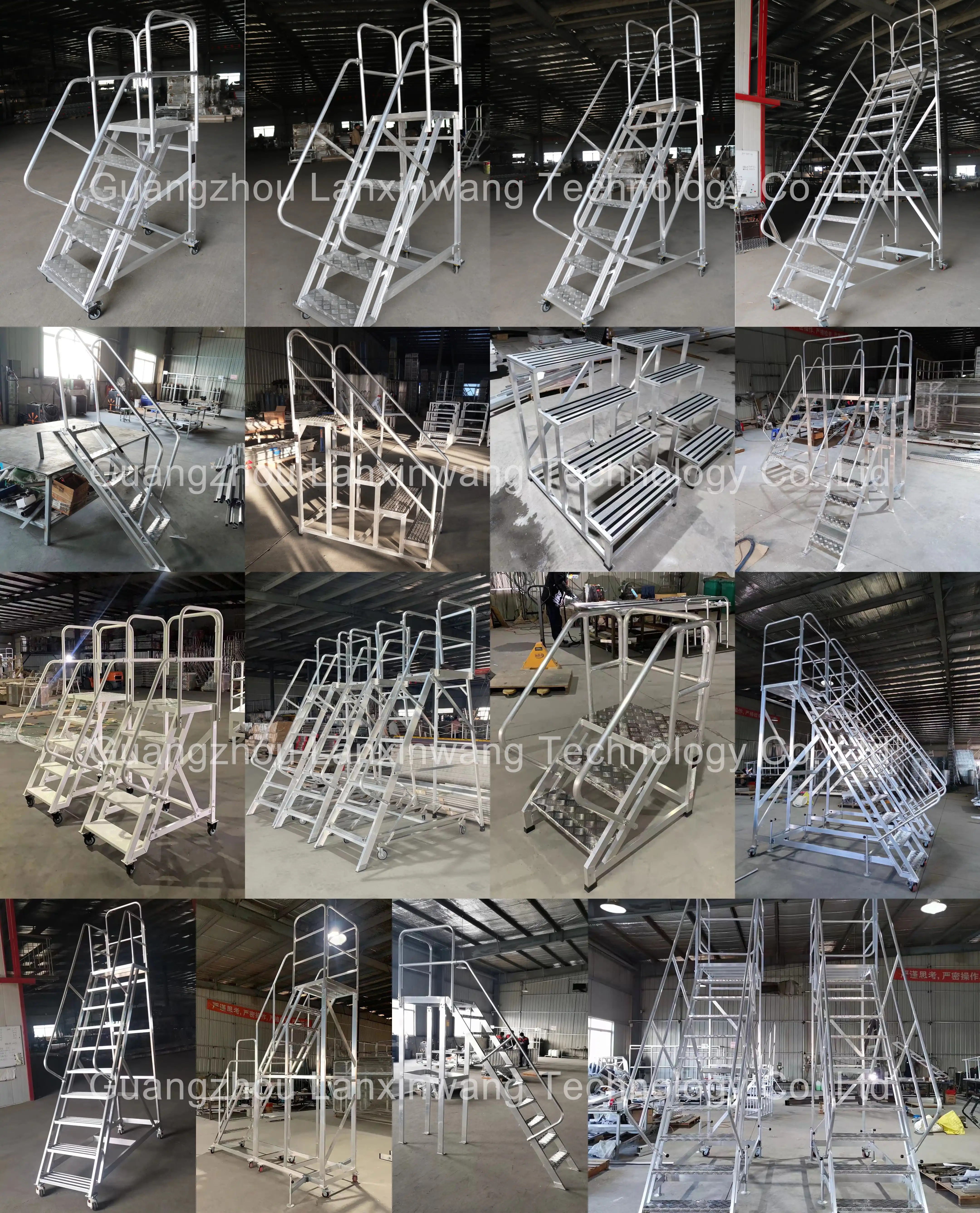 Aluminum Mobility Bridging Steps Double Side Ladder Industrial ...