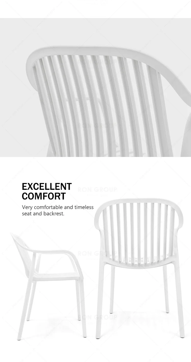 Hot Sale Restaurant Chair Simple Style Black White Party Furniture Dining Chair for Garden Restaurant