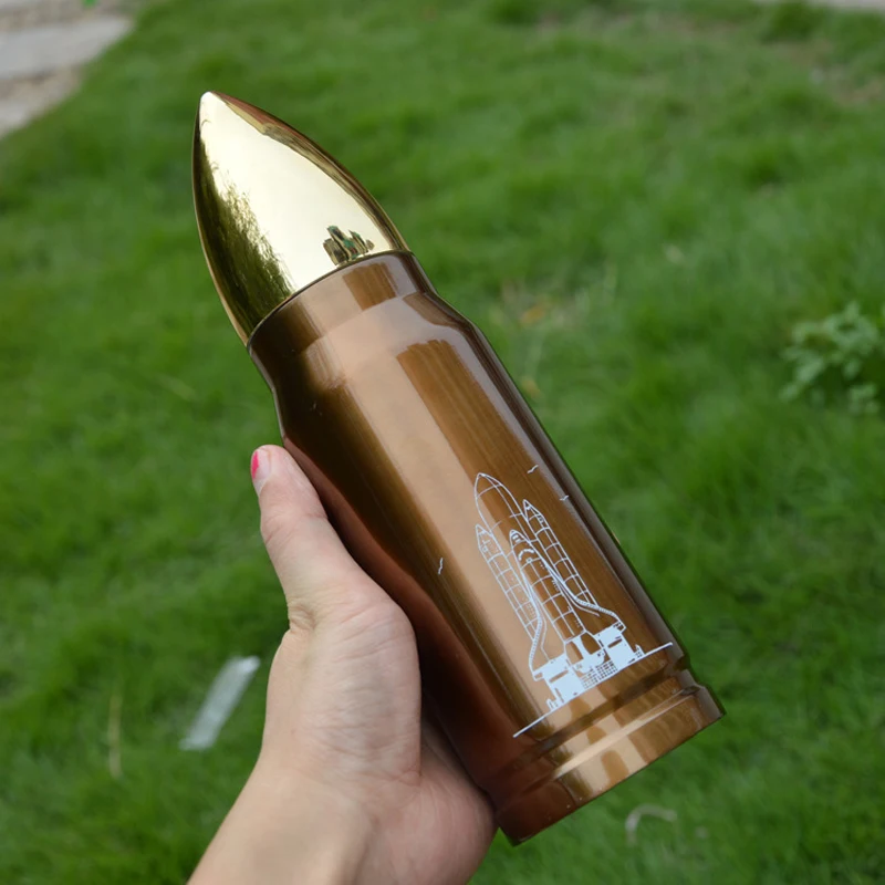 C- 1000ml Insulated Bullet Thermos Personalized for the man in