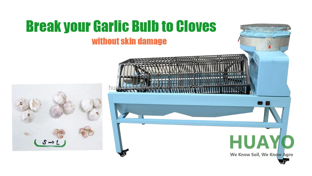 High Efficient Garlic Bulb Breaker Splitter Machine