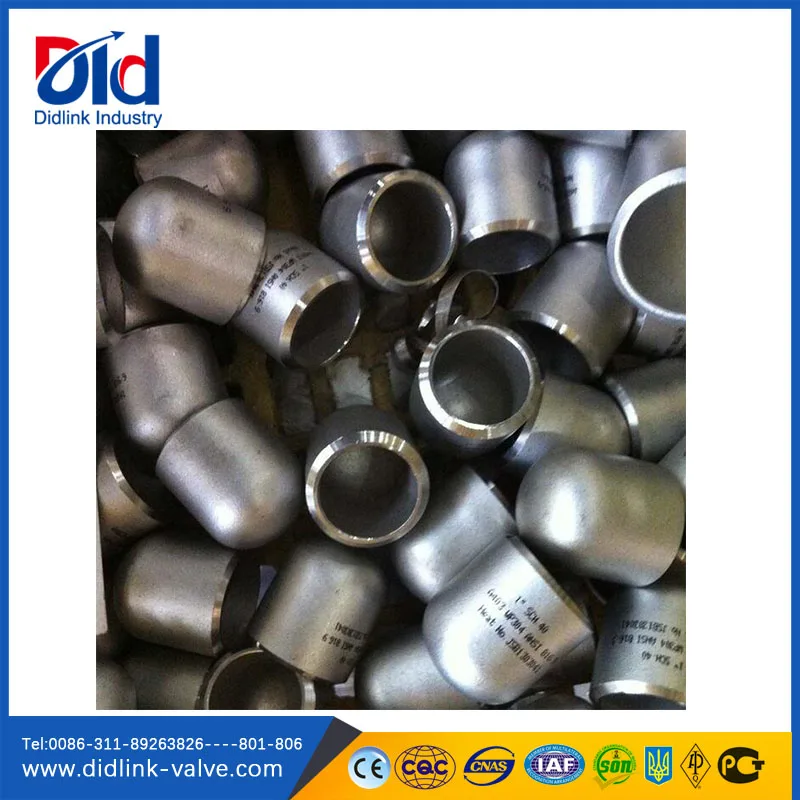 Water Main Pipe Fitting and Clamp Catalogue Manufacturer Size Line Tank Weld on Malleable Iron Cap