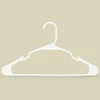 White plastic hanger