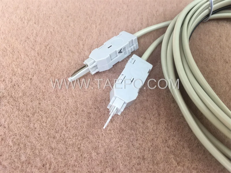 2 Pole Test Cord with 2-pole and 4 Pole LSA Plug to Alligator Clip and M Plug and Modular Plug for Testing the Telephone Line