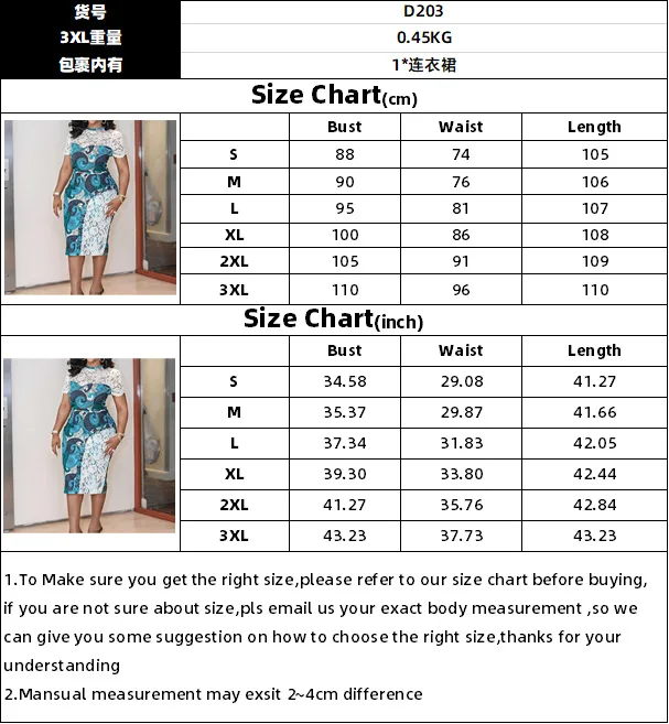 2022 New Summer Short Sleeved Lace Stitched Printed Skirt Women's ...