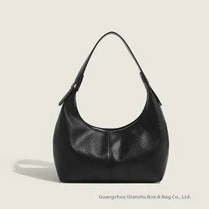 Ladies PU Purse Vegan Leather Dumpling Handbag Custom Vegan Leather Tote Bag Manufacturer Large Tote Bags