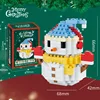 M3103 pupazzo di neve con cappello blu