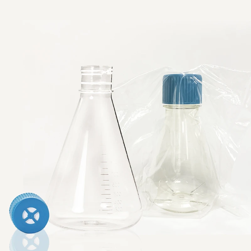 Pc Shake Flask Erlenmeyer Shake Flasks Triangular Cell Culture Shake