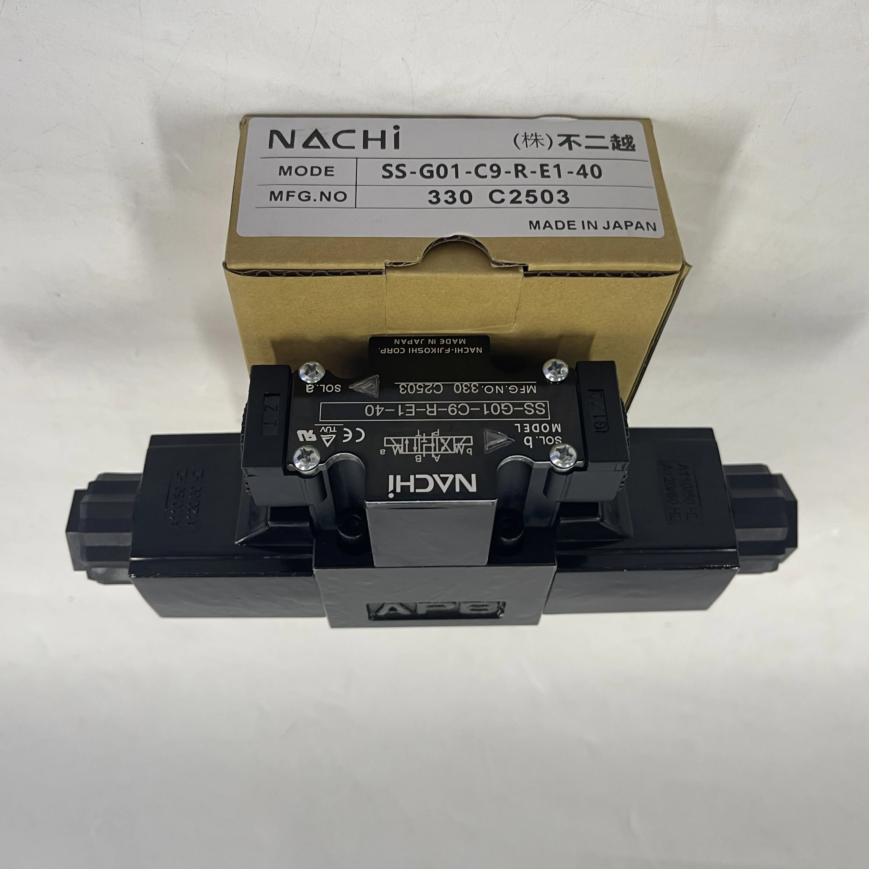 NACHI Hydraulic Solenoid Valve SS-G01-C9-R-E1-40 NACHI Hydraulic Solenoid Valve SS-G01-C9-R-E1-40